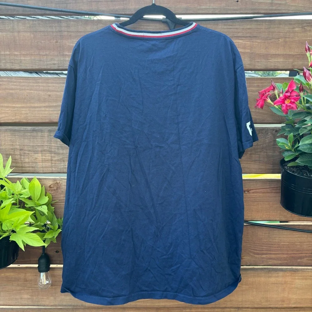 Polo Ralph Lauren T-Shirt Mens XXL Navy Blue Excellent USA Olympic Patch